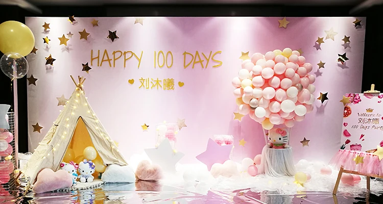 芳妮豆丁儿童摄影 粉色热气球