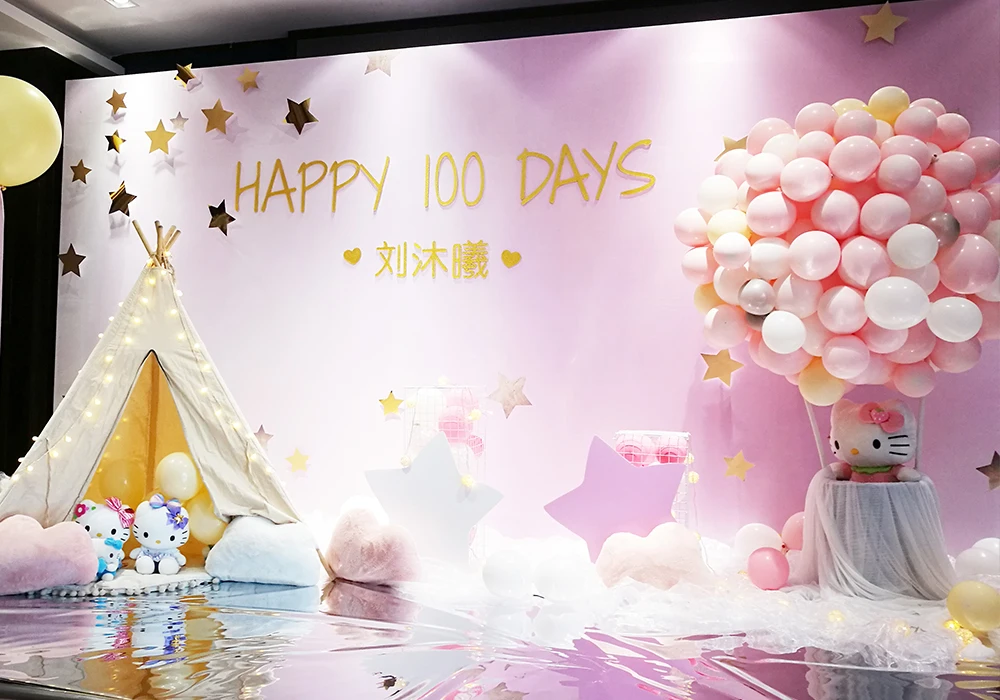 芳妮豆丁儿童摄影 粉色热气球