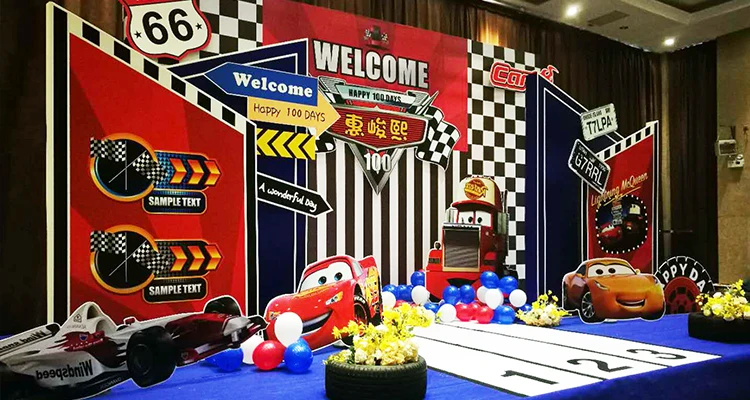 芳妮豆丁儿童摄影 赛车总动员