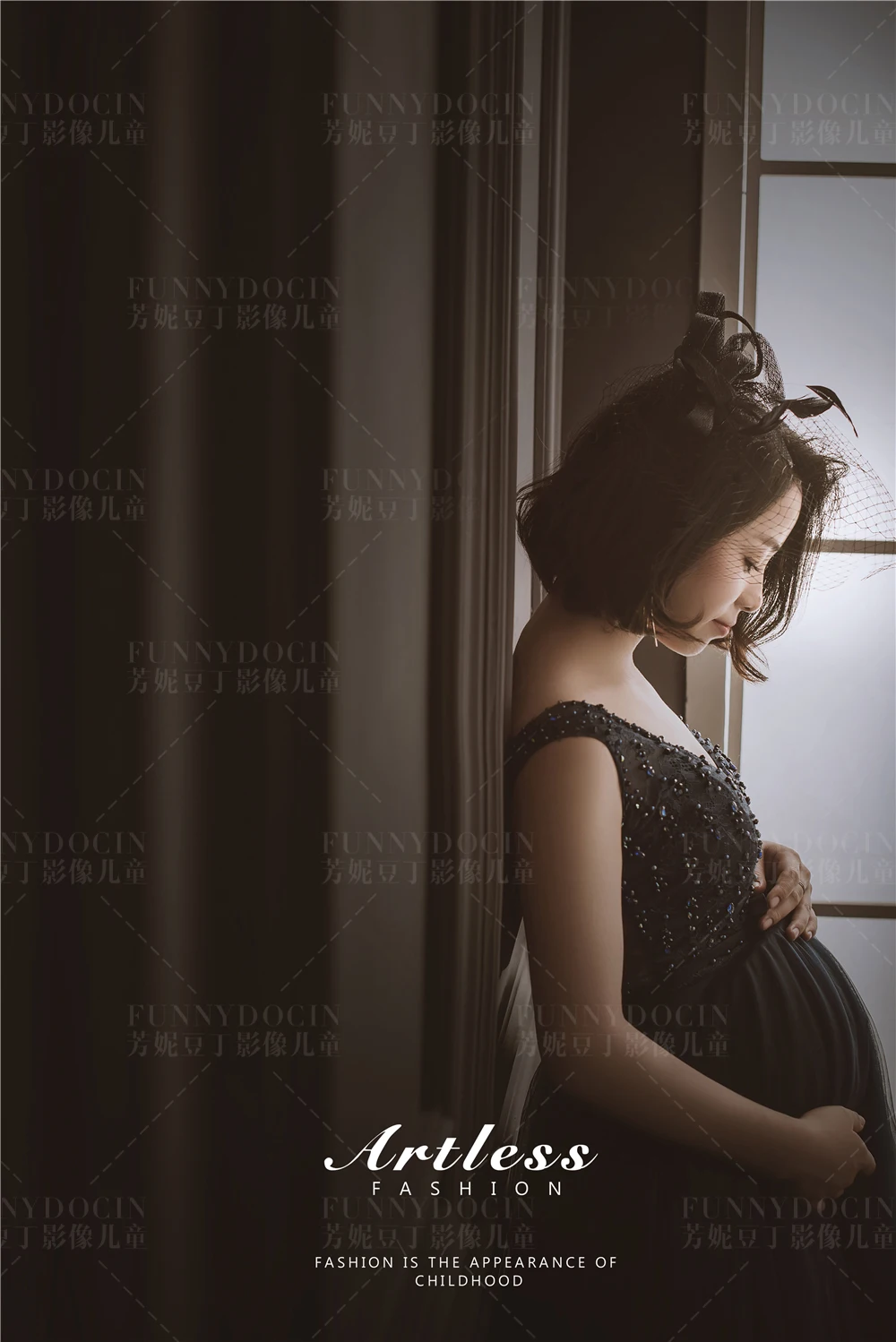 芳妮豆丁儿童摄影 窗外