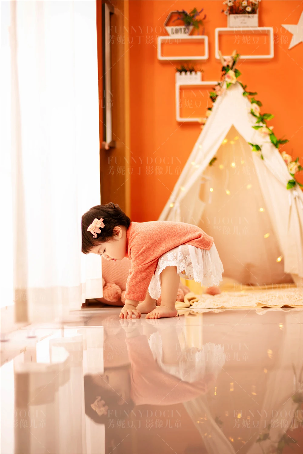 芳妮豆丁儿童摄影 ❤魔力橙色☀温暖你的秋日➷