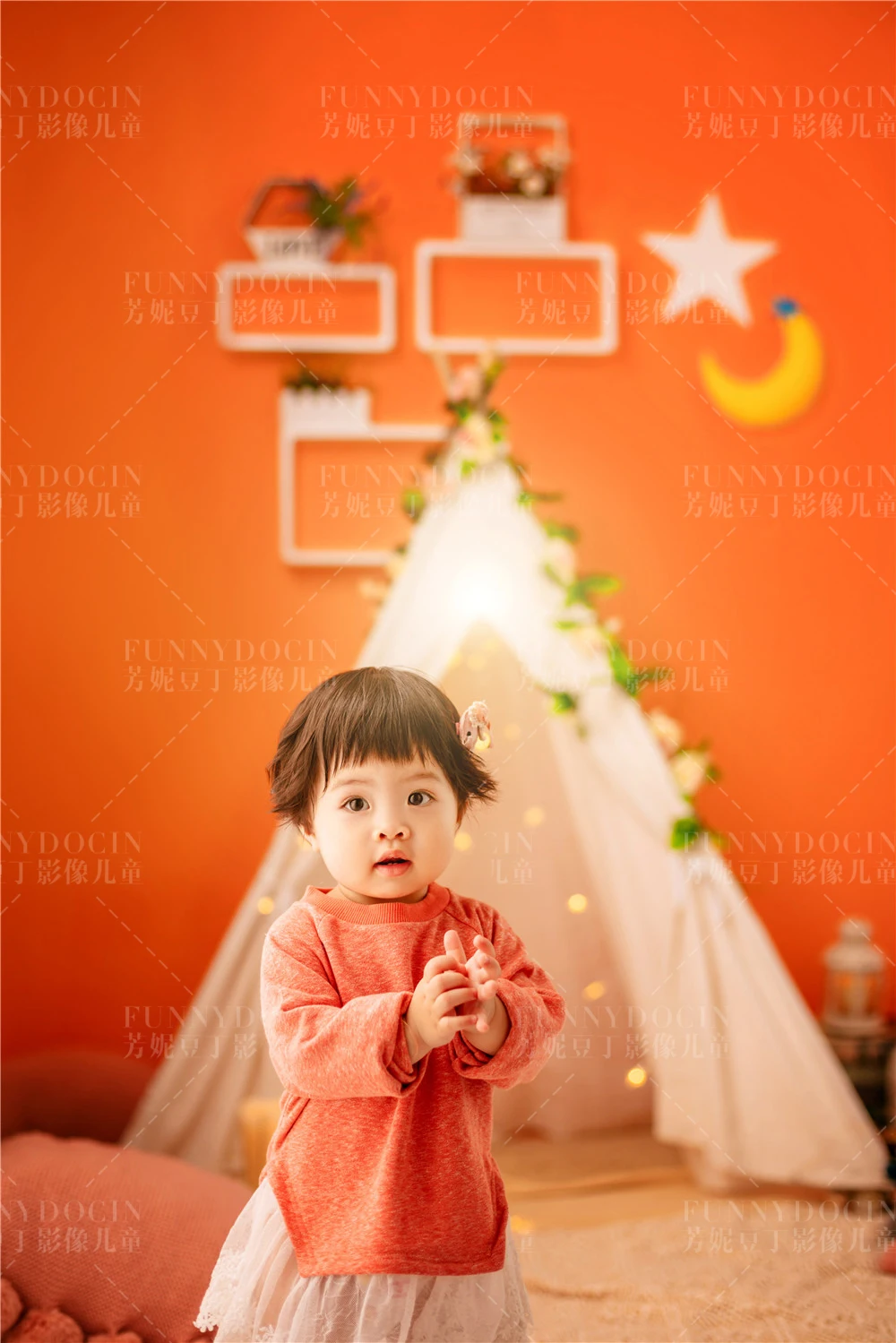 芳妮豆丁儿童摄影 ❤魔力橙色☀温暖你的秋日➷