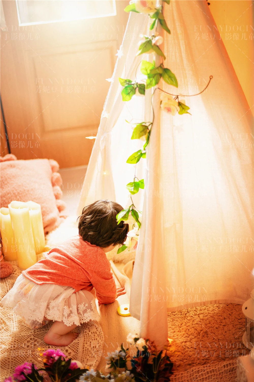 芳妮豆丁儿童摄影 ❤魔力橙色☀温暖你的秋日➷