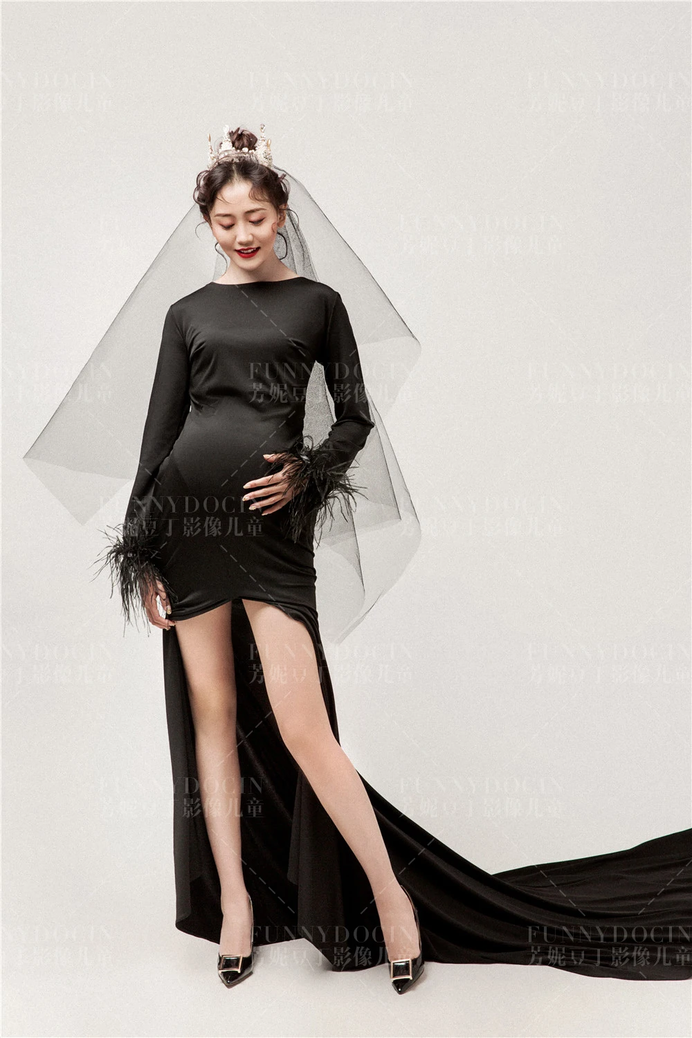 芳妮豆丁儿童摄影 Black Swan