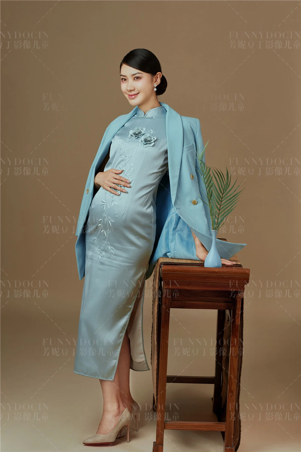 芳妮豆丁儿童摄影 花嗅