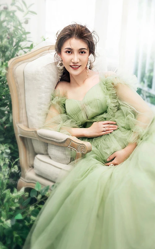 芳妮豆丁儿童摄影 超甜清新孕妇照，每一个画面都是满满的温馨！