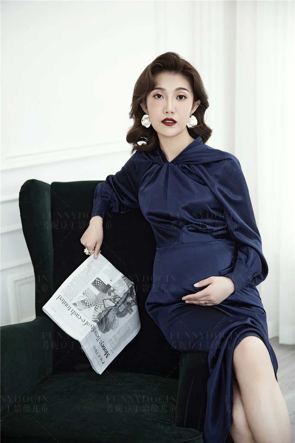 芳妮豆丁儿童摄影 摩登孕女王