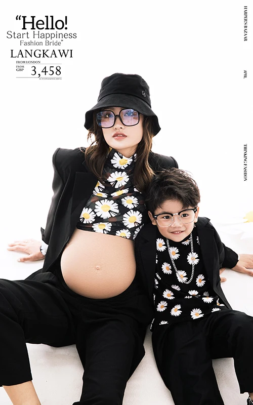 芳妮豆丁儿童摄影 二胎时代★这样拍孕照有爱又时髦！