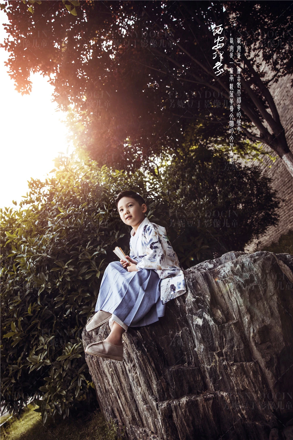 芳妮豆丁儿童摄影 书生侠客