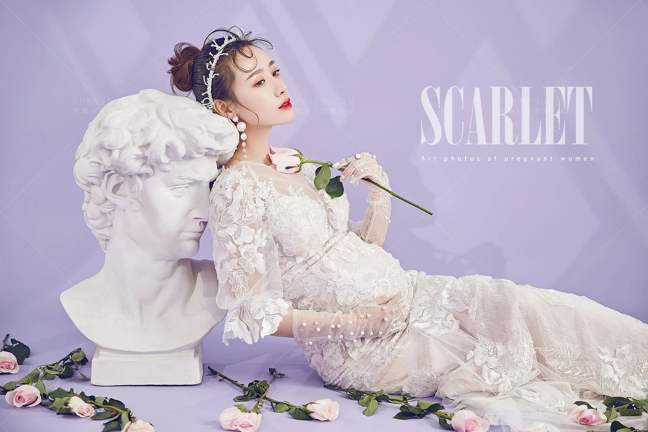 芳妮豆丁儿童摄影 舒伯特与玫瑰