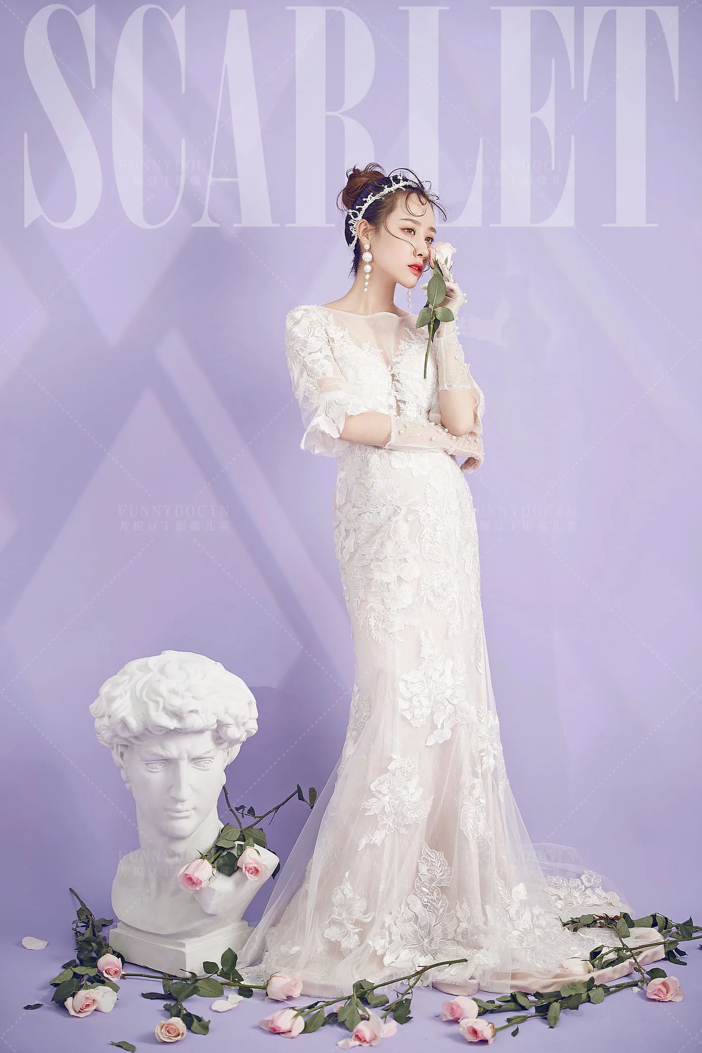 芳妮豆丁儿童摄影 舒伯特与玫瑰