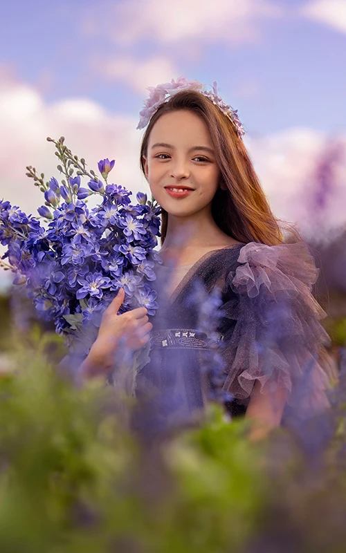 芳妮豆丁儿童摄影 薰衣草的梦想