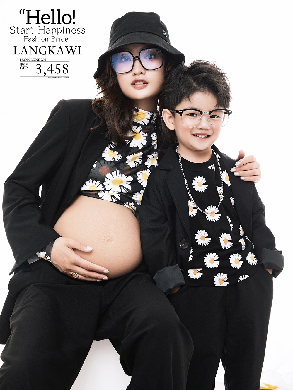 芳妮豆丁儿童摄影 二胎时代★这样拍孕照有爱又时髦！