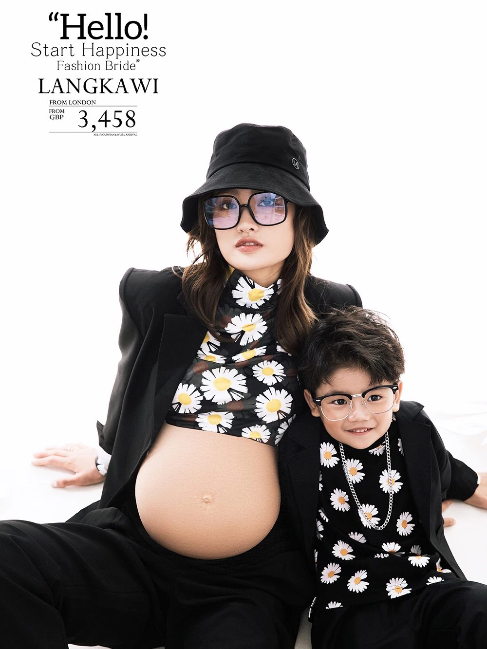 芳妮豆丁儿童摄影 二胎时代★这样拍孕照有爱又时髦！