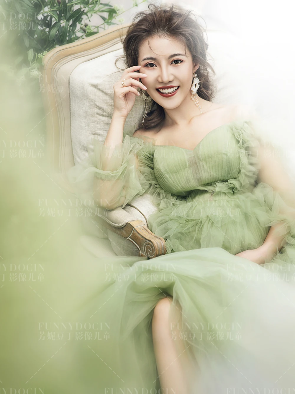 芳妮豆丁儿童摄影 超甜清新孕妇照，每一个画面都是满满的温馨！