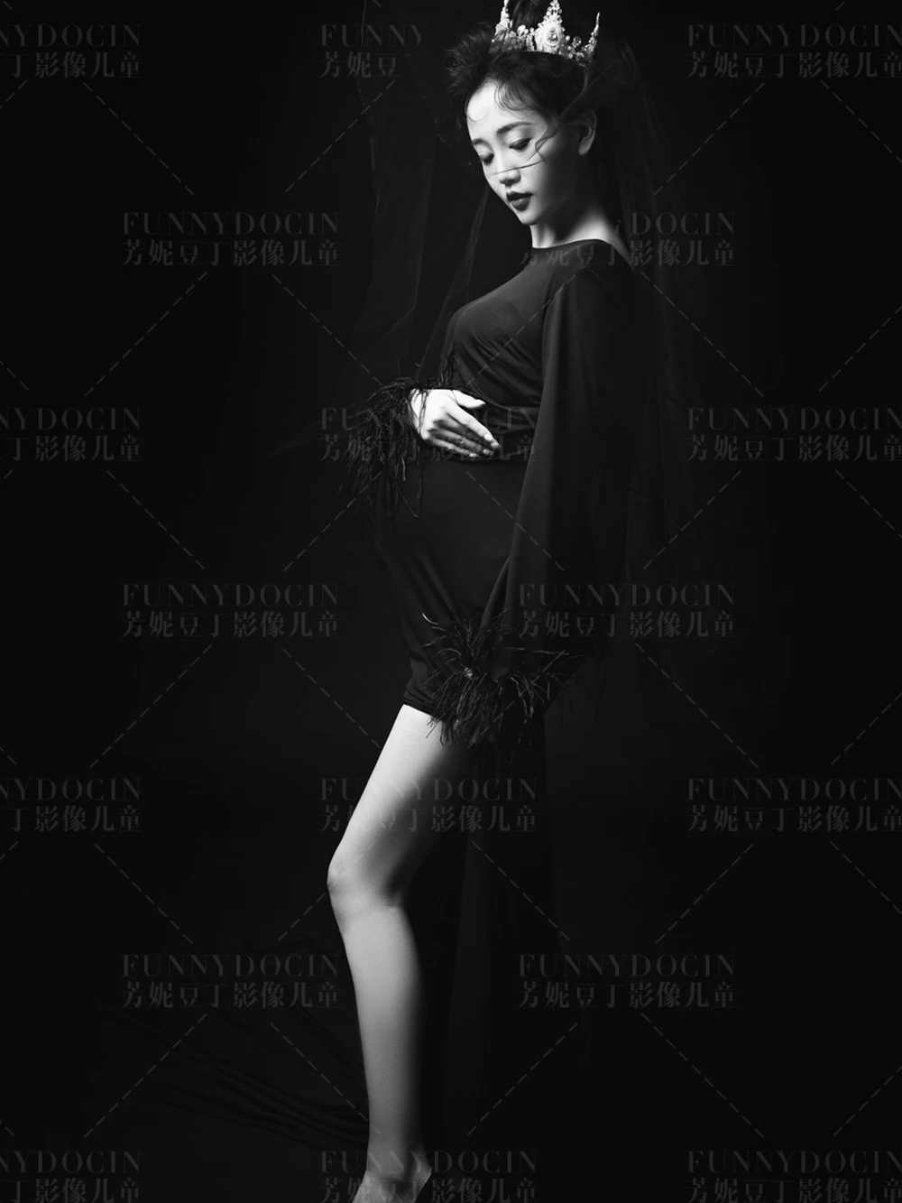 芳妮豆丁儿童摄影 Black Swan