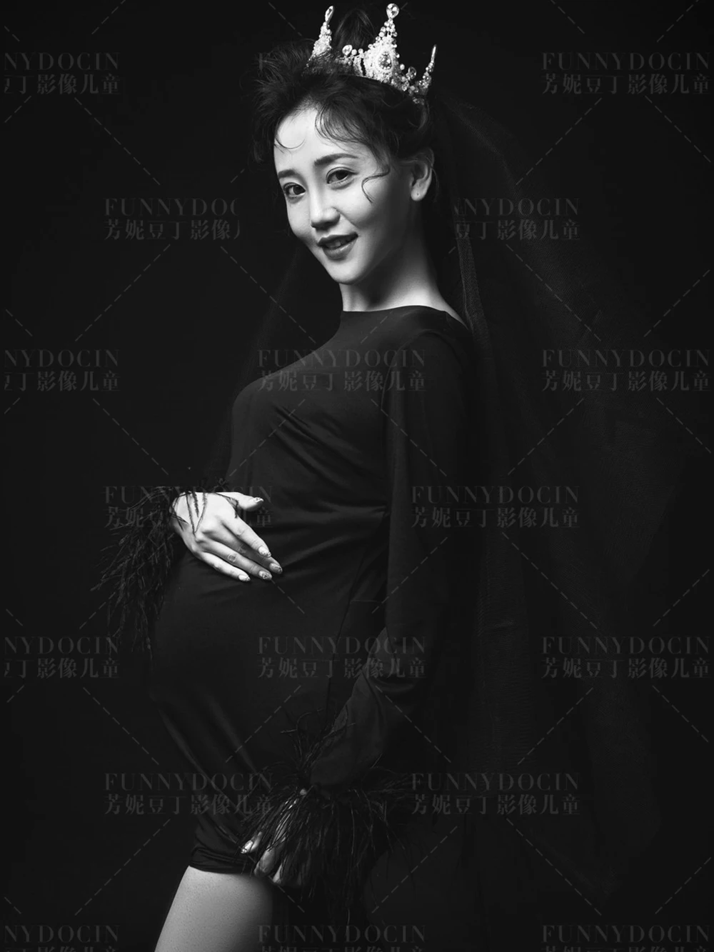 芳妮豆丁儿童摄影 Black Swan