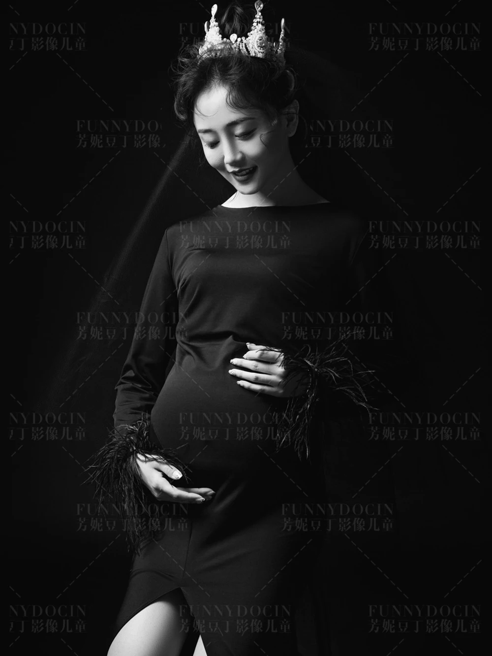 芳妮豆丁儿童摄影 Black Swan