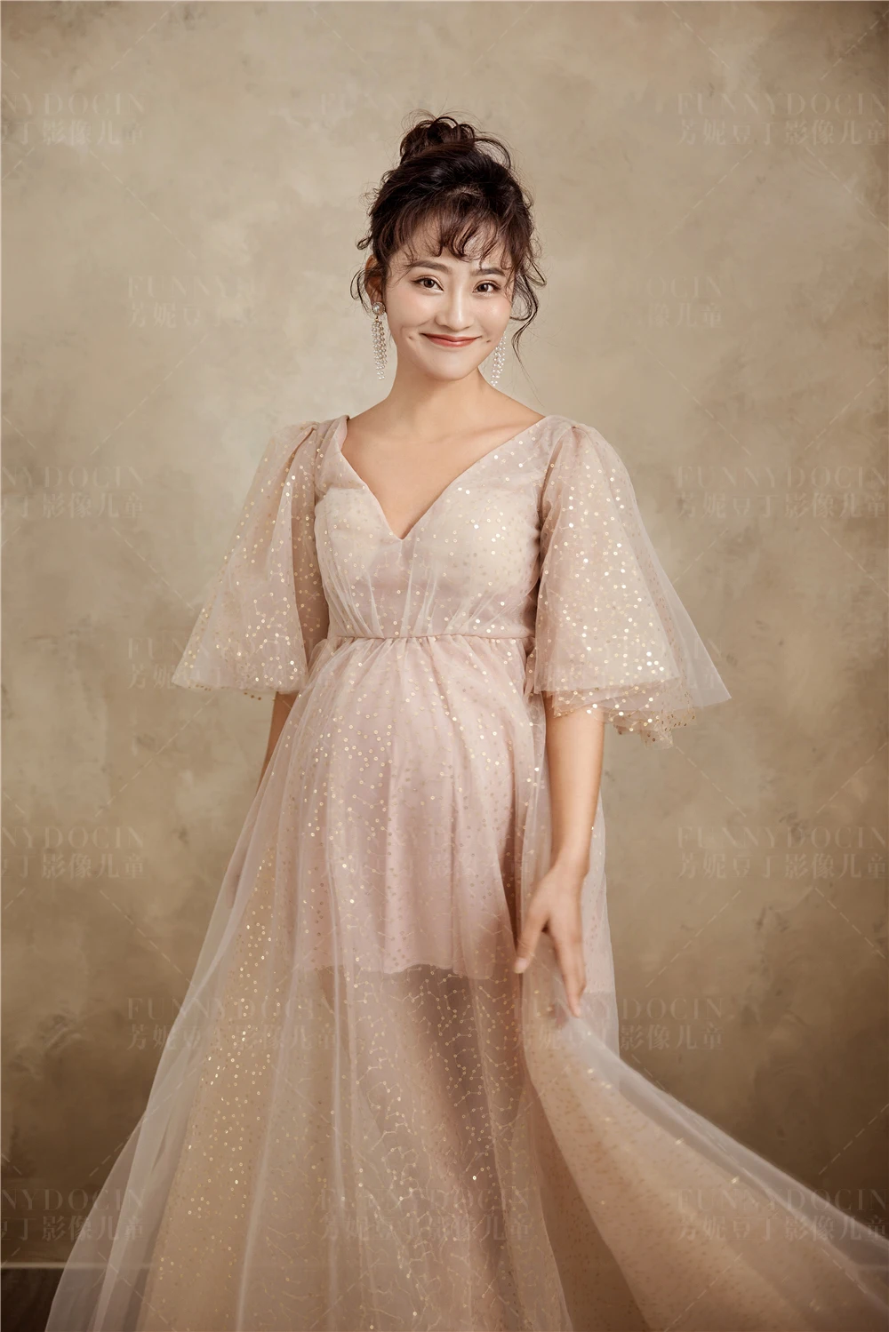 芳妮豆丁儿童摄影 云间月