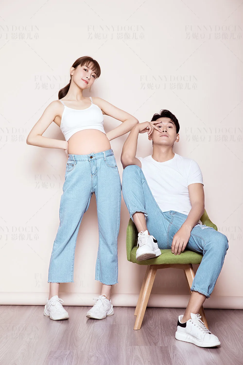 芳妮豆丁儿童摄影 带着老公安排一波孕照 | 有点喜欢❤