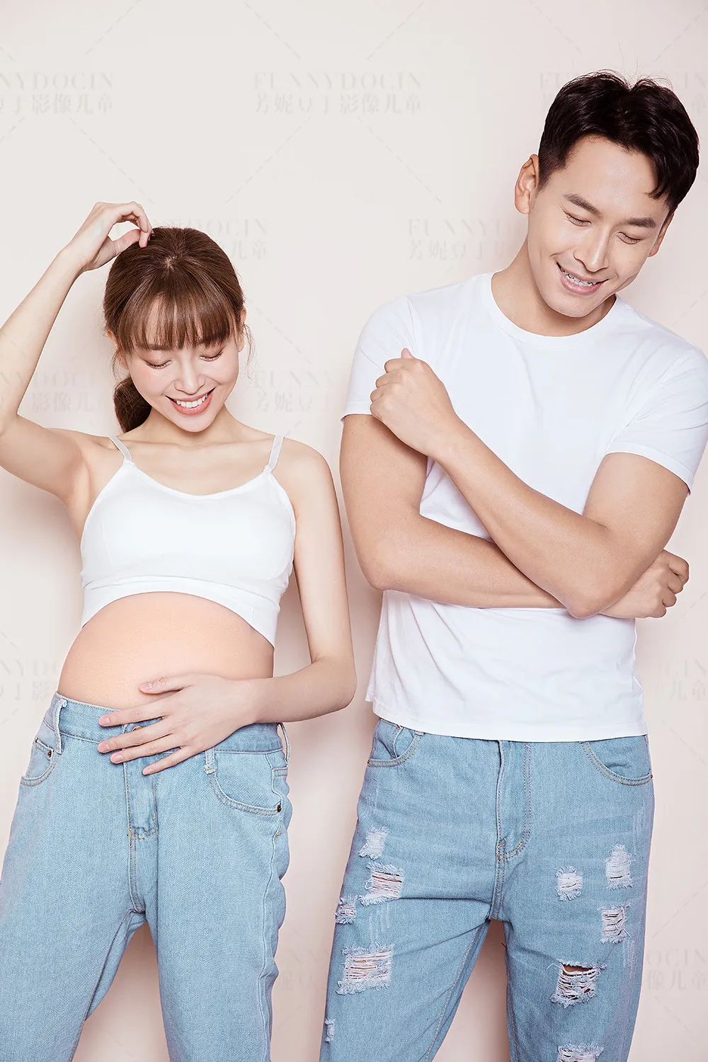 芳妮豆丁儿童摄影 带着老公安排一波孕照 | 有点喜欢❤