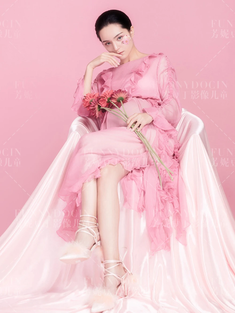 芳妮豆丁儿童摄影 花色柔然