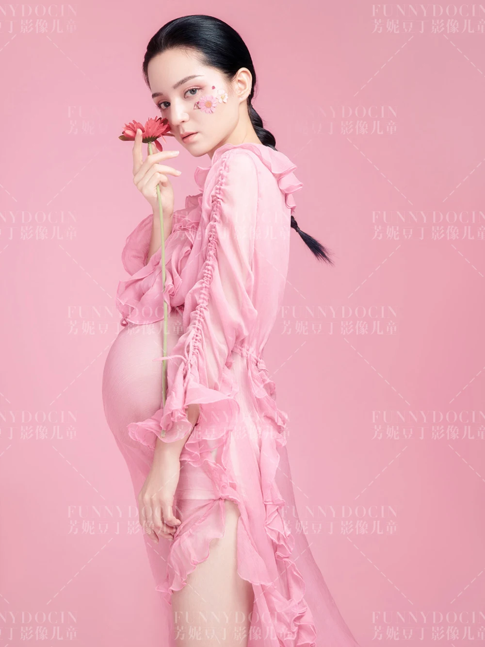 芳妮豆丁儿童摄影 花色柔然