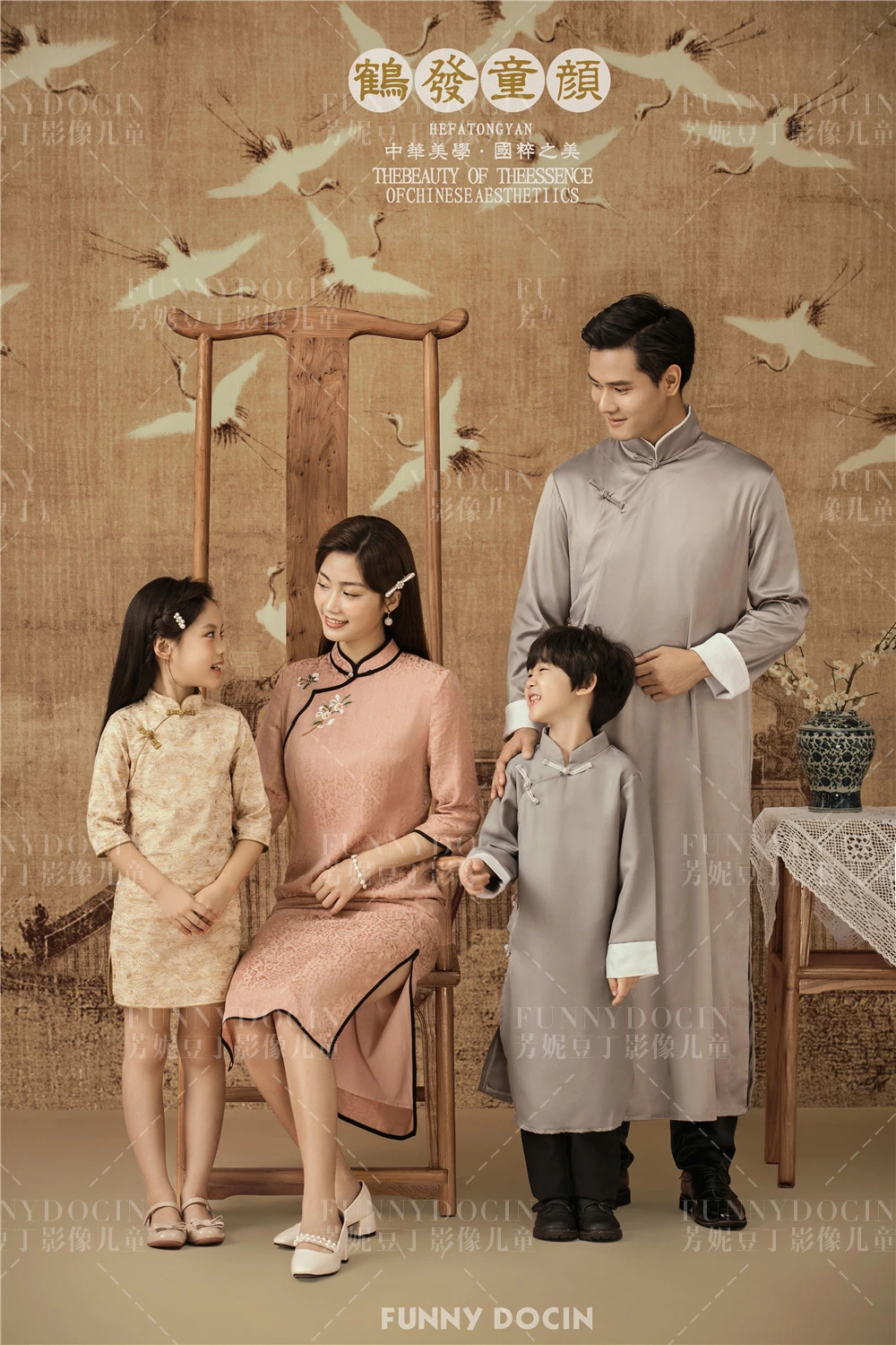 芳妮豆丁儿童摄影 ❤拍全家福◎全家都有福☺