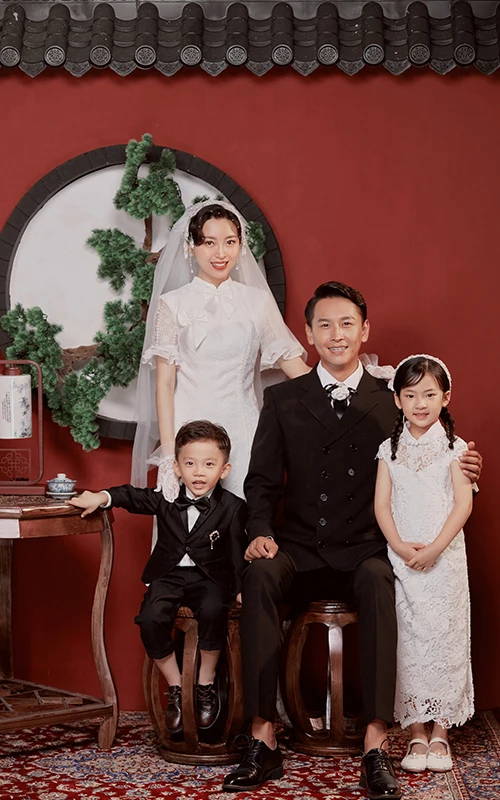 芳妮豆丁儿童摄影 新年全家福怎么拍？复古系列必须安利给你~