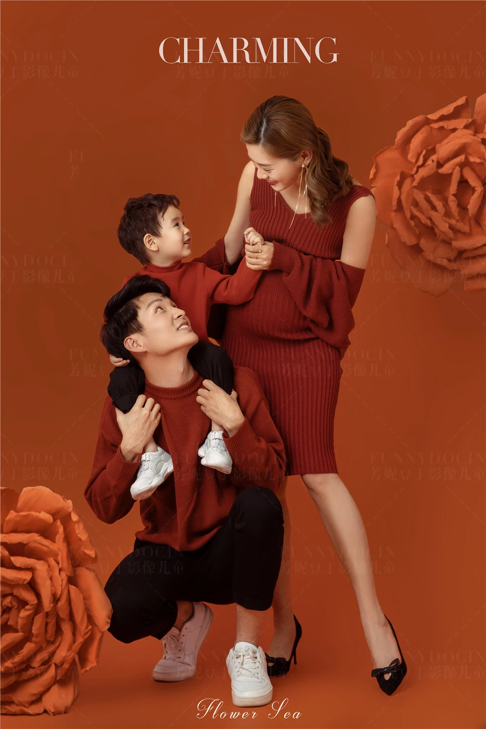 芳妮豆丁儿童摄影  花开似锦