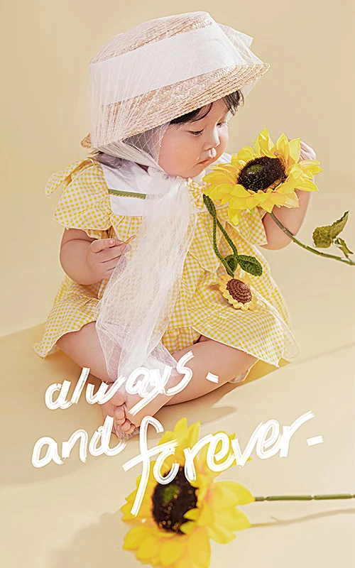 芳妮豆丁儿童摄影 太阳花