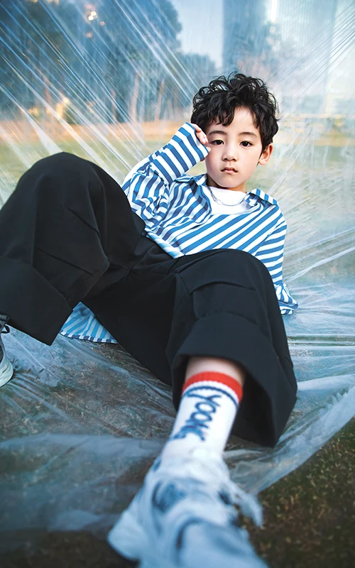 芳妮豆丁儿童摄影 蓝色记忆