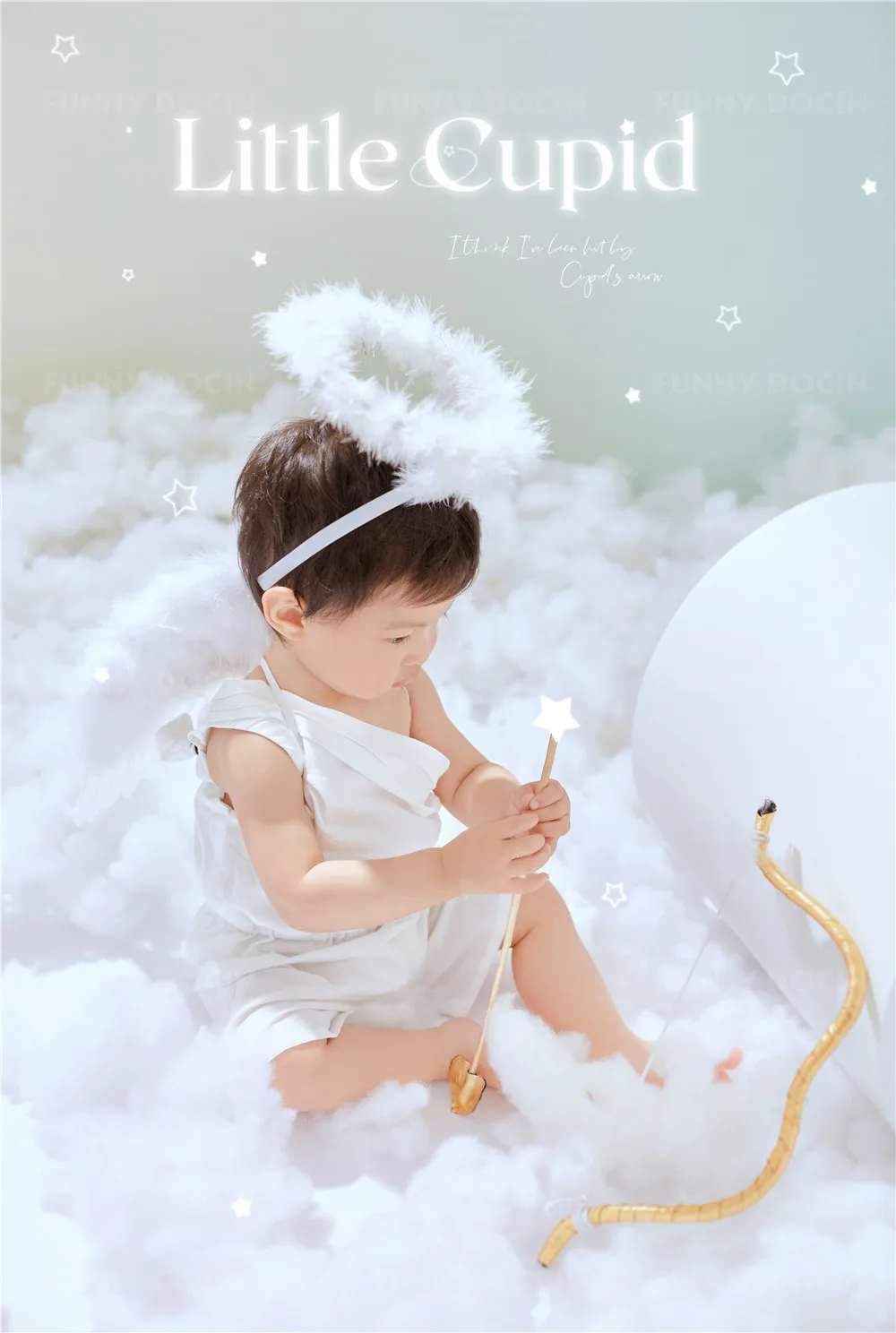 芳妮豆丁儿童摄影 梦幻天使-小小丘比特