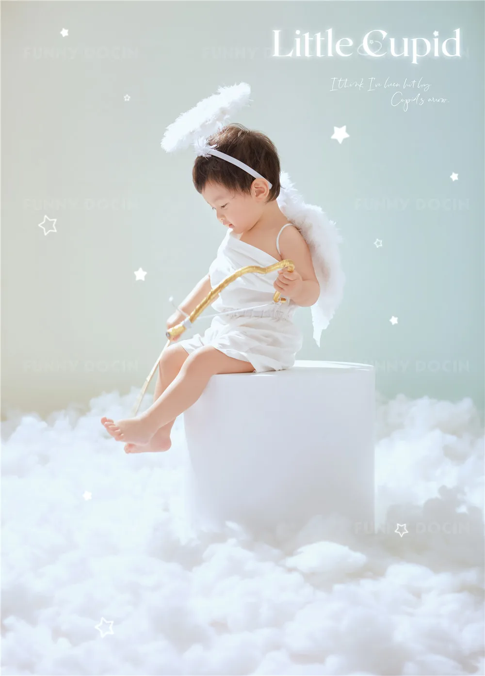 芳妮豆丁儿童摄影 梦幻天使-小小丘比特