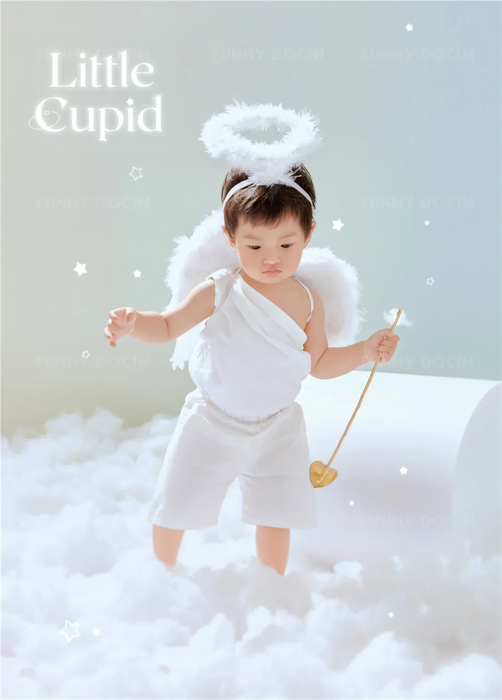芳妮豆丁儿童摄影 梦幻天使-小小丘比特