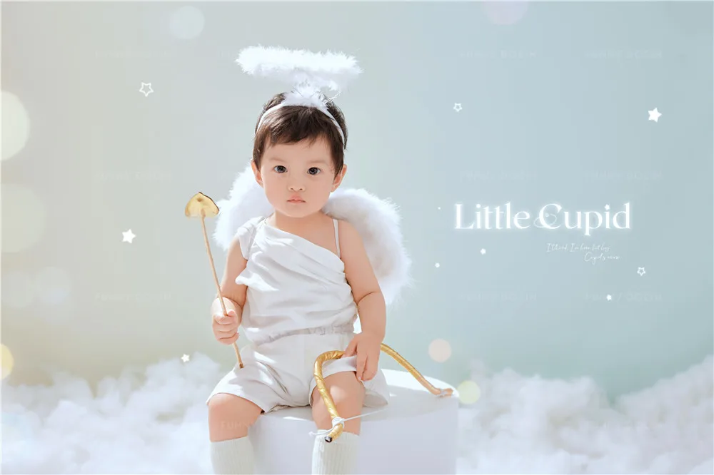 芳妮豆丁儿童摄影 梦幻天使-小小丘比特