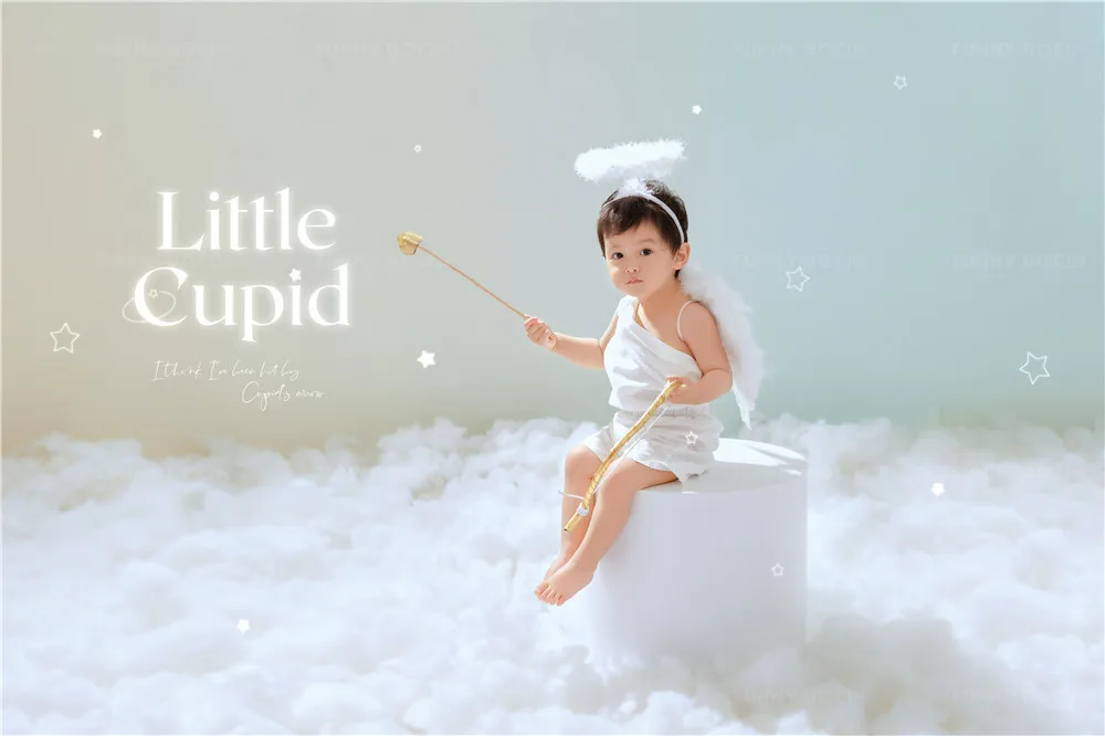 芳妮豆丁儿童摄影 梦幻天使-小小丘比特