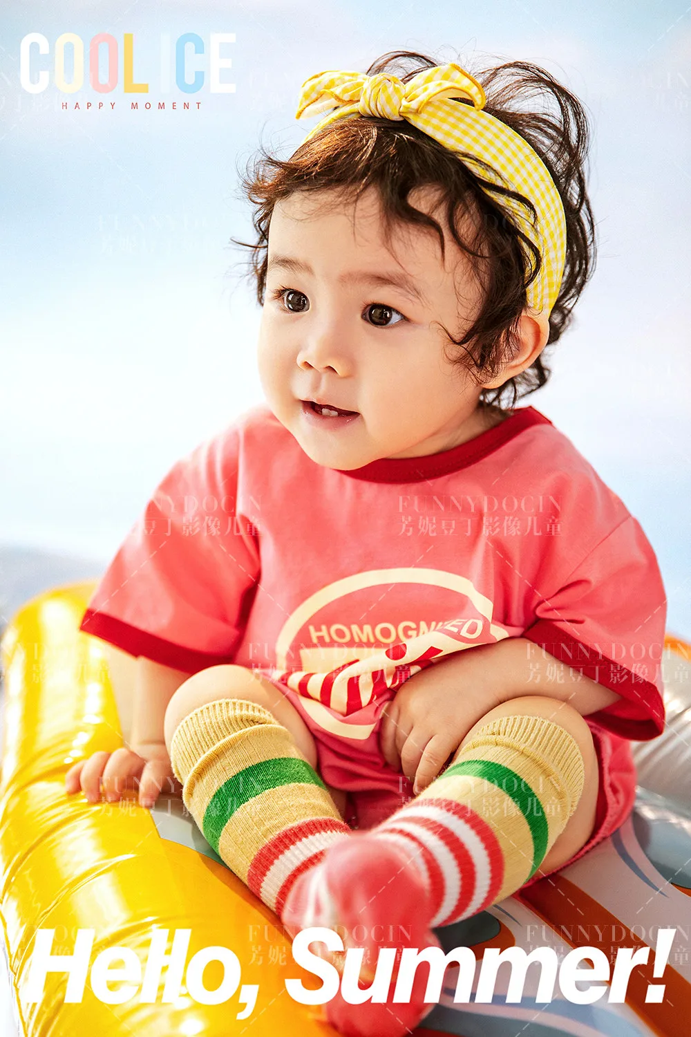 芳妮豆丁儿童摄影 云端冲浪