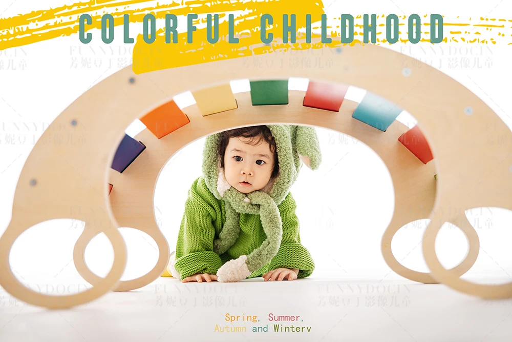 芳妮豆丁儿童摄影 萌宠小绿龙