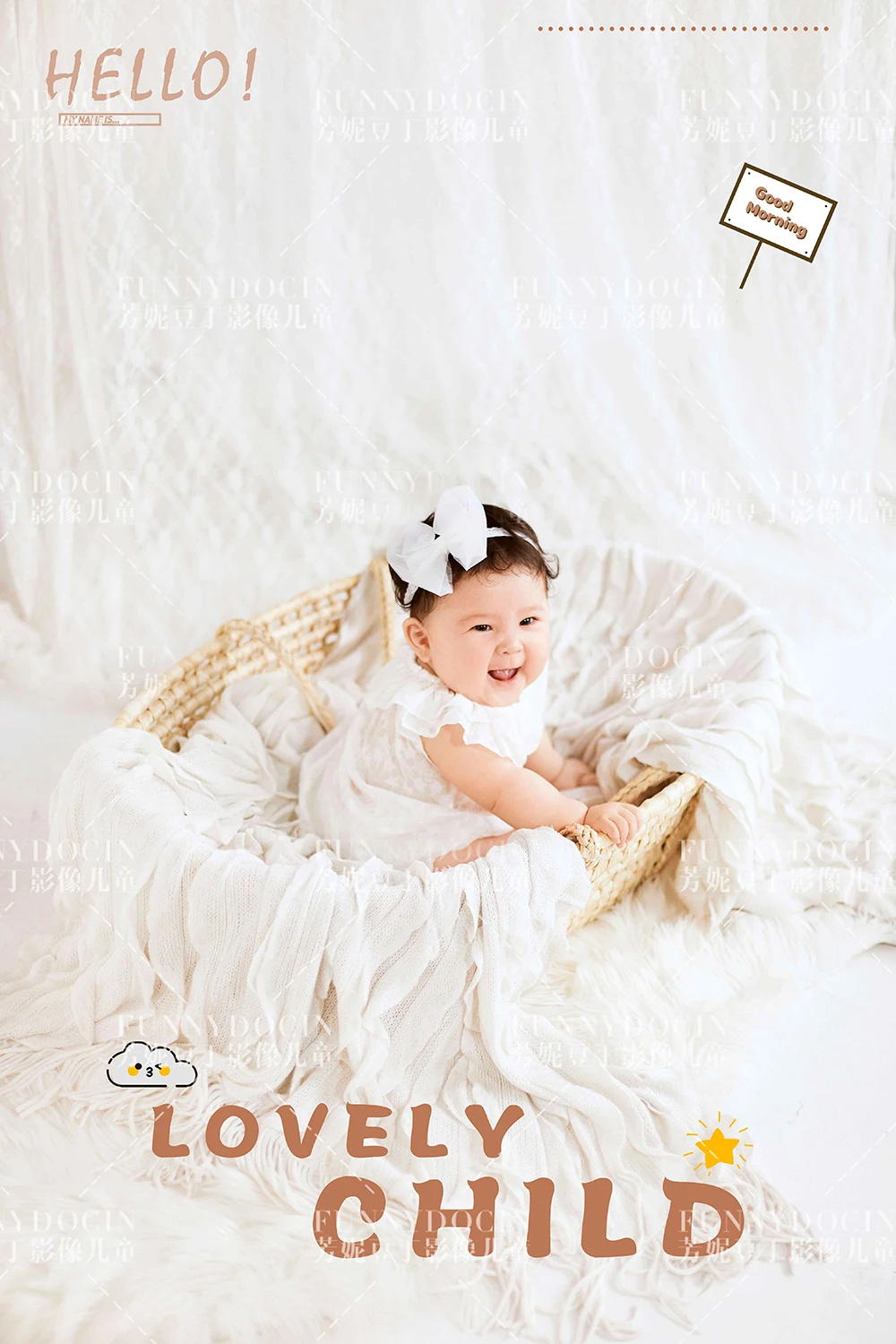 芳妮豆丁儿童摄影 天使摇篮曲