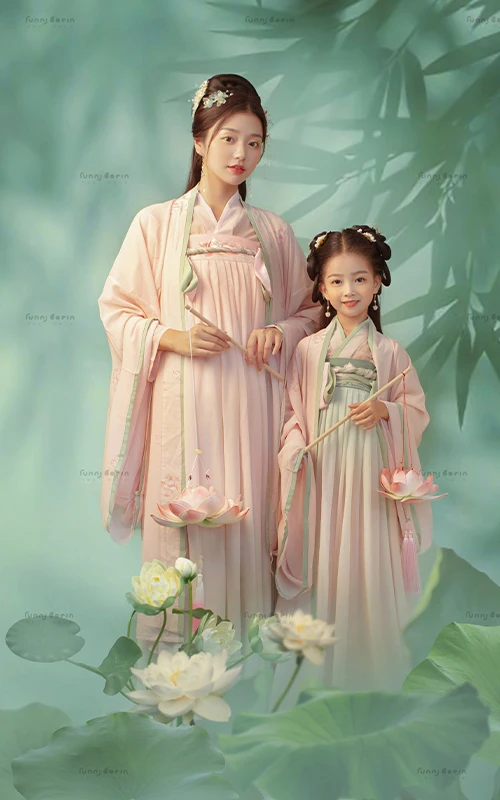 芳妮豆丁儿童摄影 淡影青荷