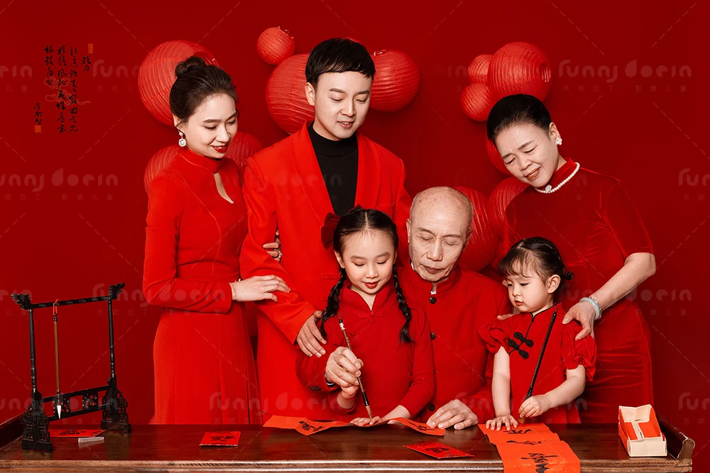 芳妮豆丁儿童摄影 全家福