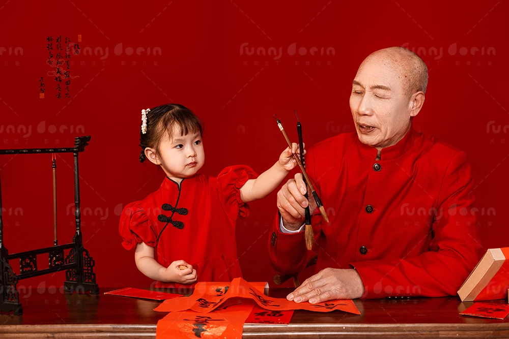 芳妮豆丁儿童摄影 全家福