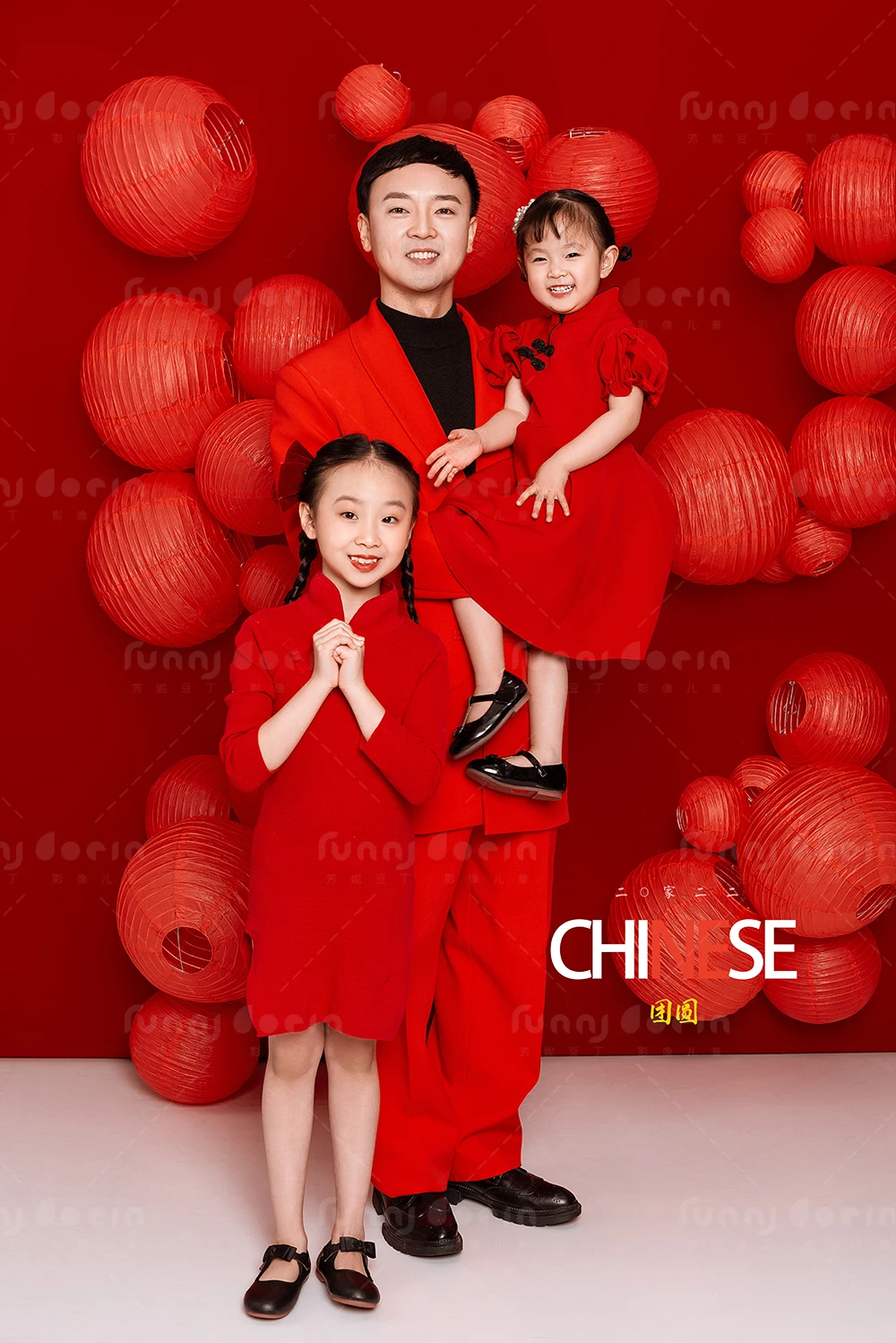 芳妮豆丁儿童摄影 全家福