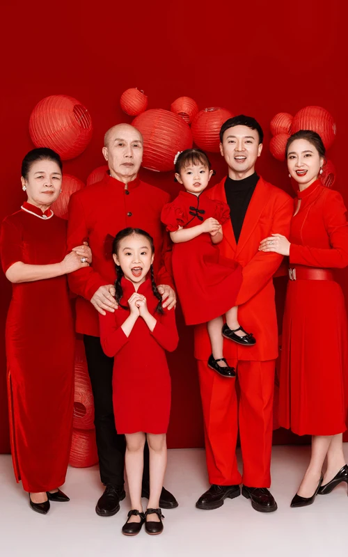 芳妮豆丁儿童摄影 全家福