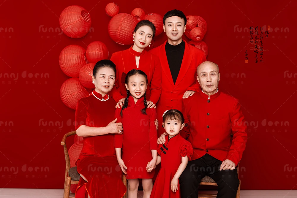 芳妮豆丁儿童摄影 全家福