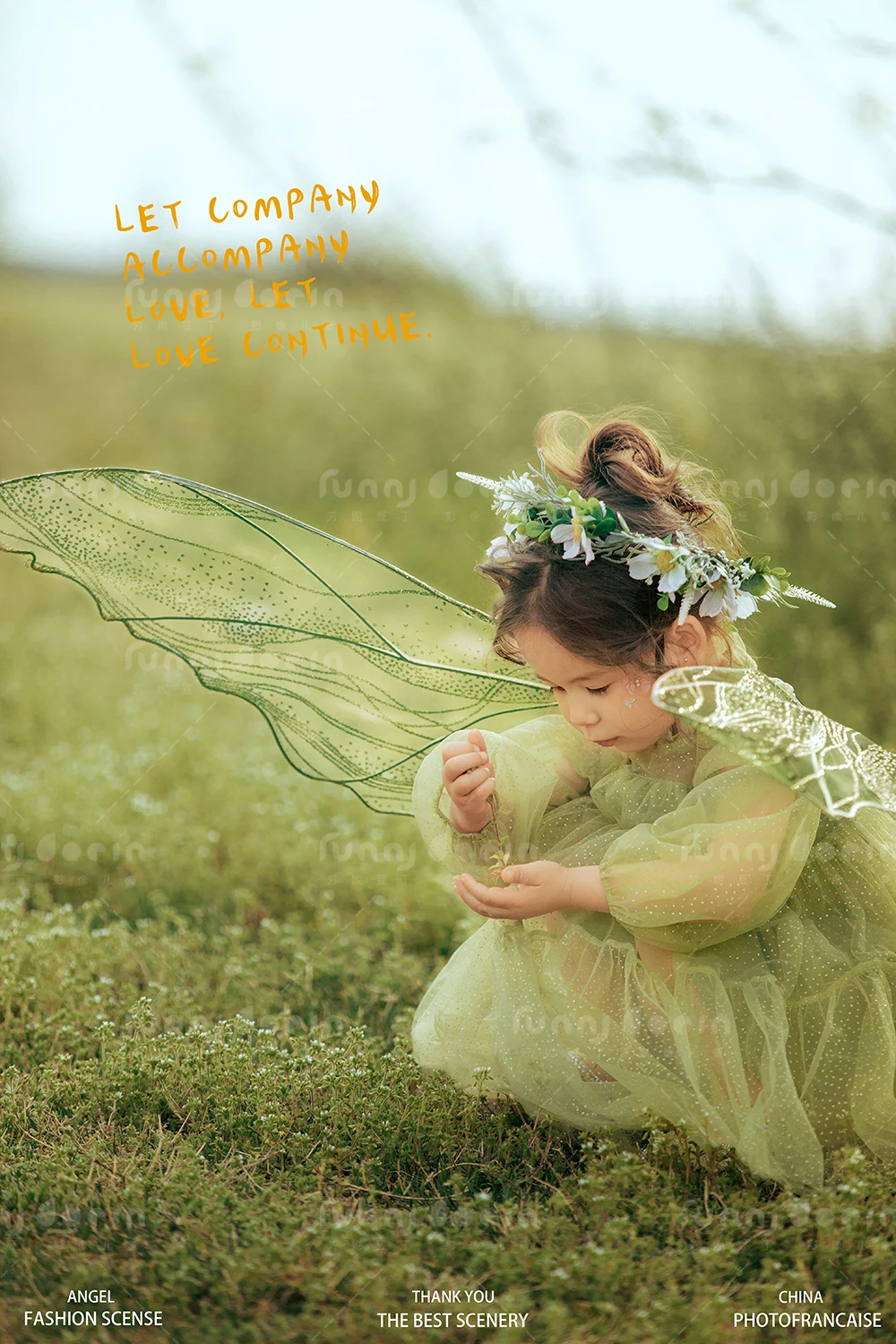 芳妮豆丁儿童摄影 原野精灵