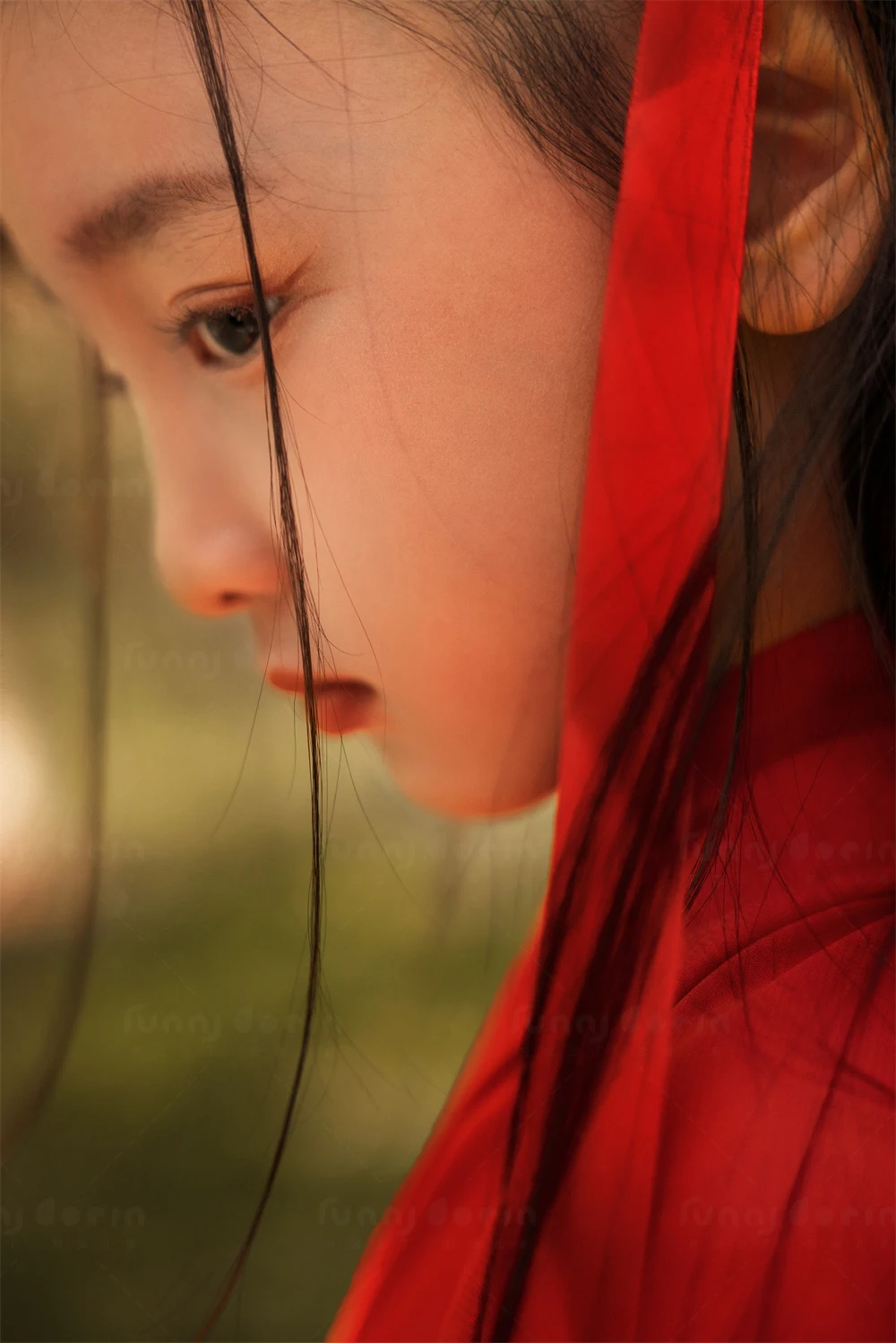 芳妮豆丁儿童摄影 红衣锦绣