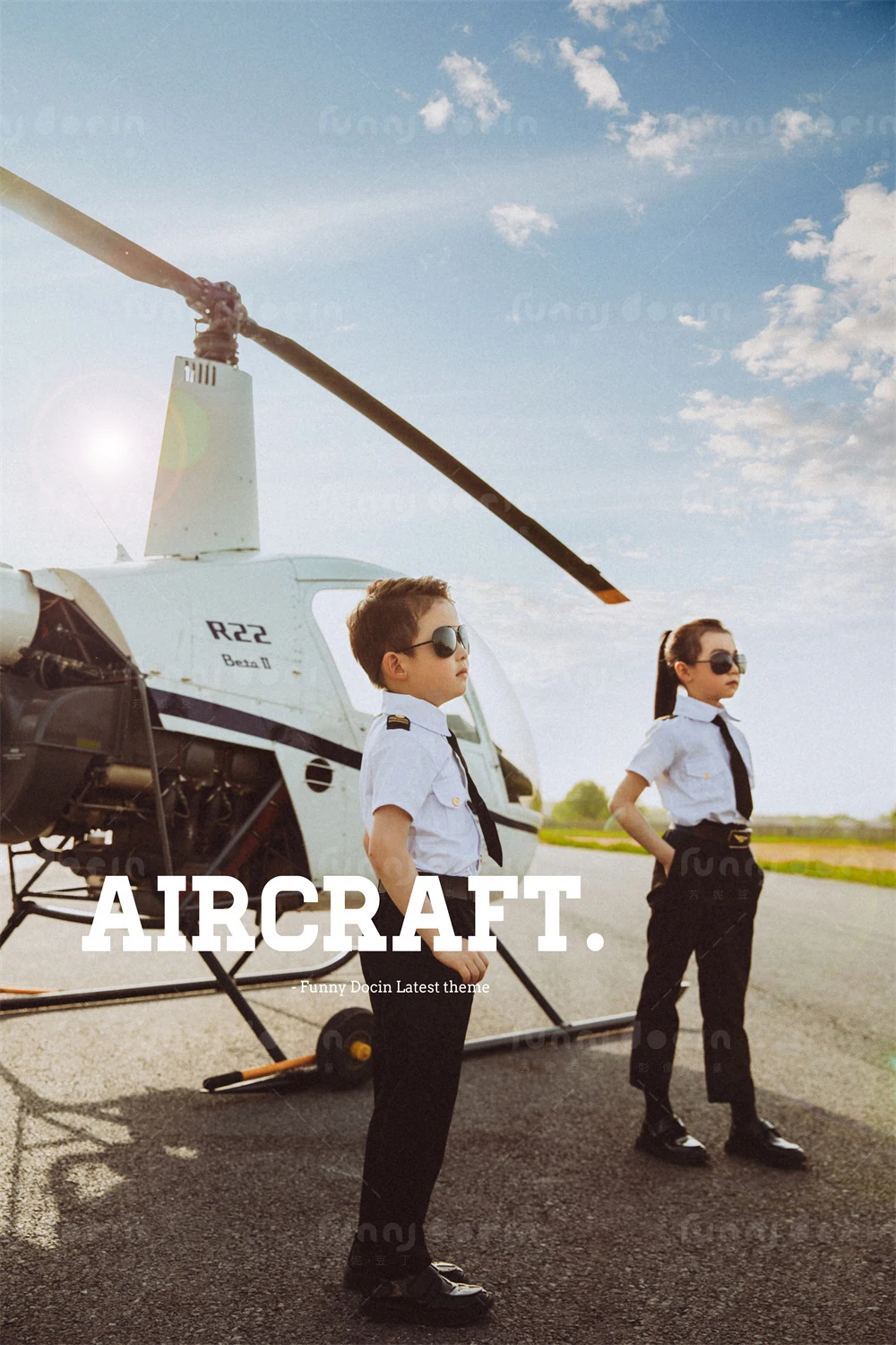 芳妮豆丁儿童摄影 机场