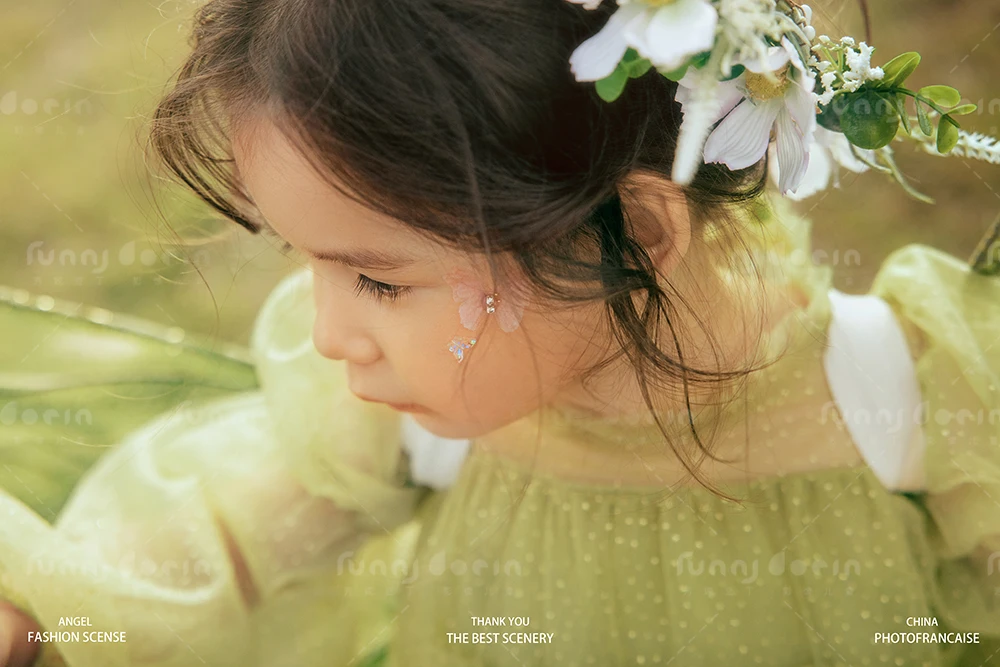 芳妮豆丁儿童摄影 原野精灵